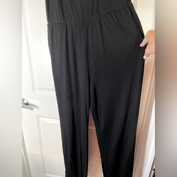 H&M Black Jersey Knit Jumpsuit Large - Picture 5 of 11
